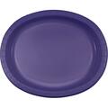 Hoffmaster 10 x 12 in. Oval Paper Platters, Purple, 96PK 433268